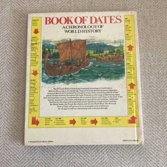 Book of Dates Achronology of World History - Picture 2 of 3